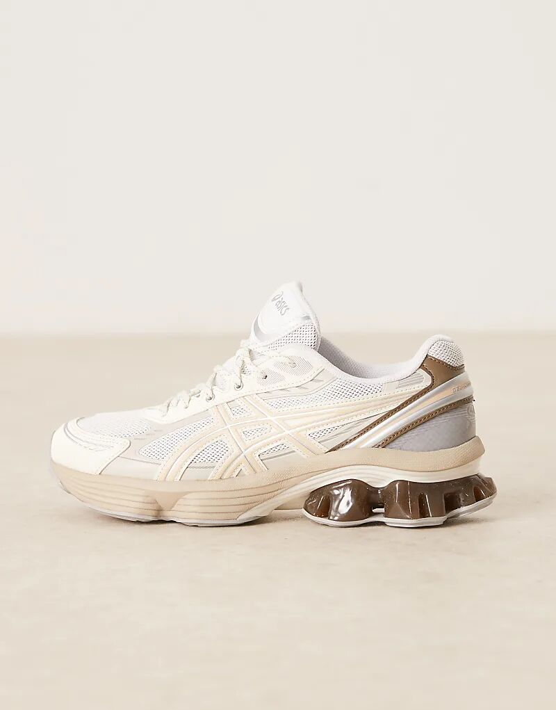Кроссовки Asics Gel-Kinetic Fluent белого и марципанового цветов — фото 2