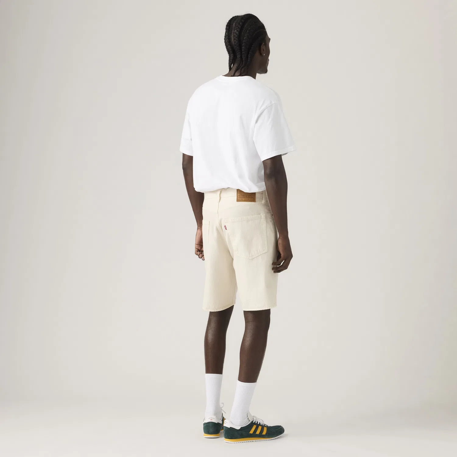 468 Свободные мужские шорты 9 дюймов Levi's, White — фото 3