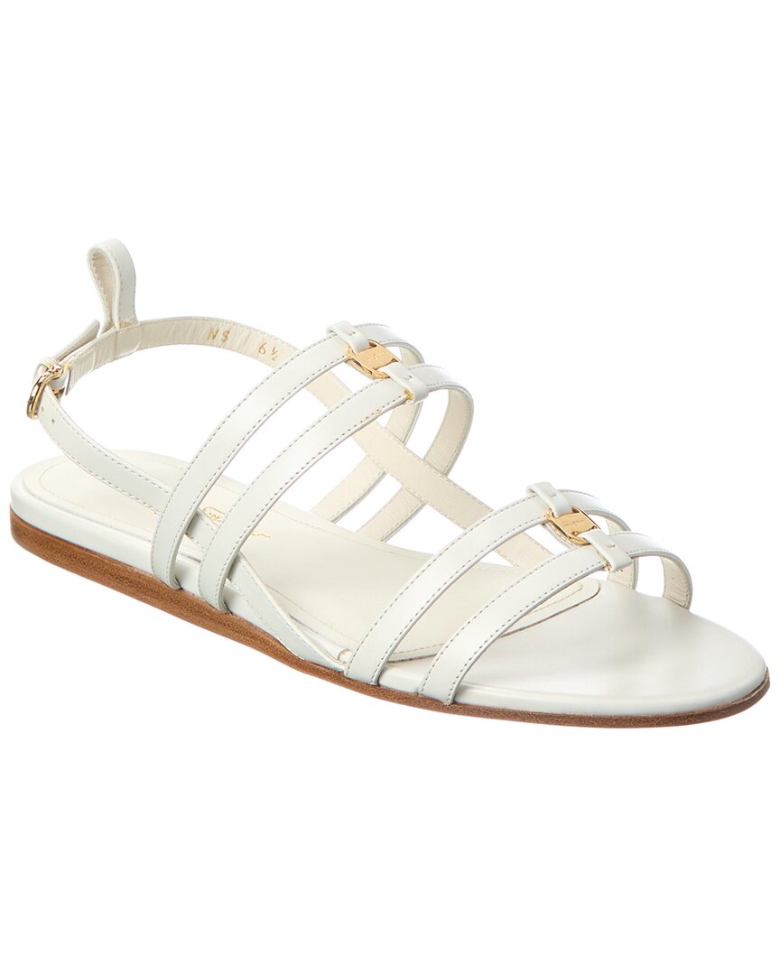Ferragamo Typa кожаные сандалии Salvatore Ferragamo, белый