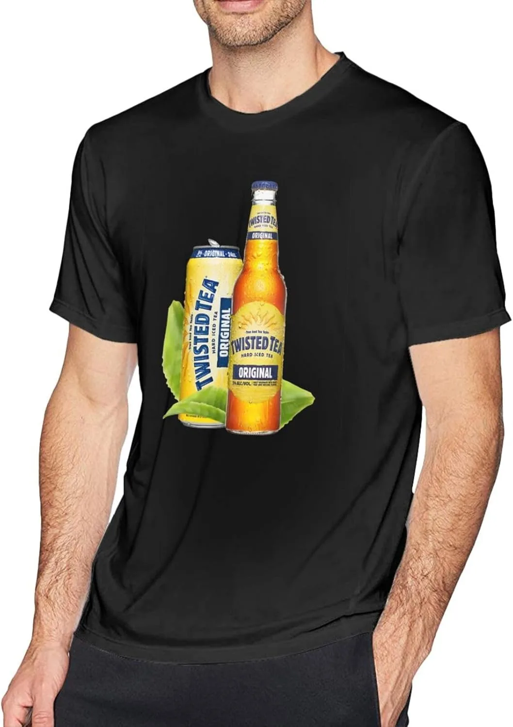 

Футболка Funny T-Shirts Casual с коротким рукавом и круглым вырезом для мужчин, черная ZHYSQY