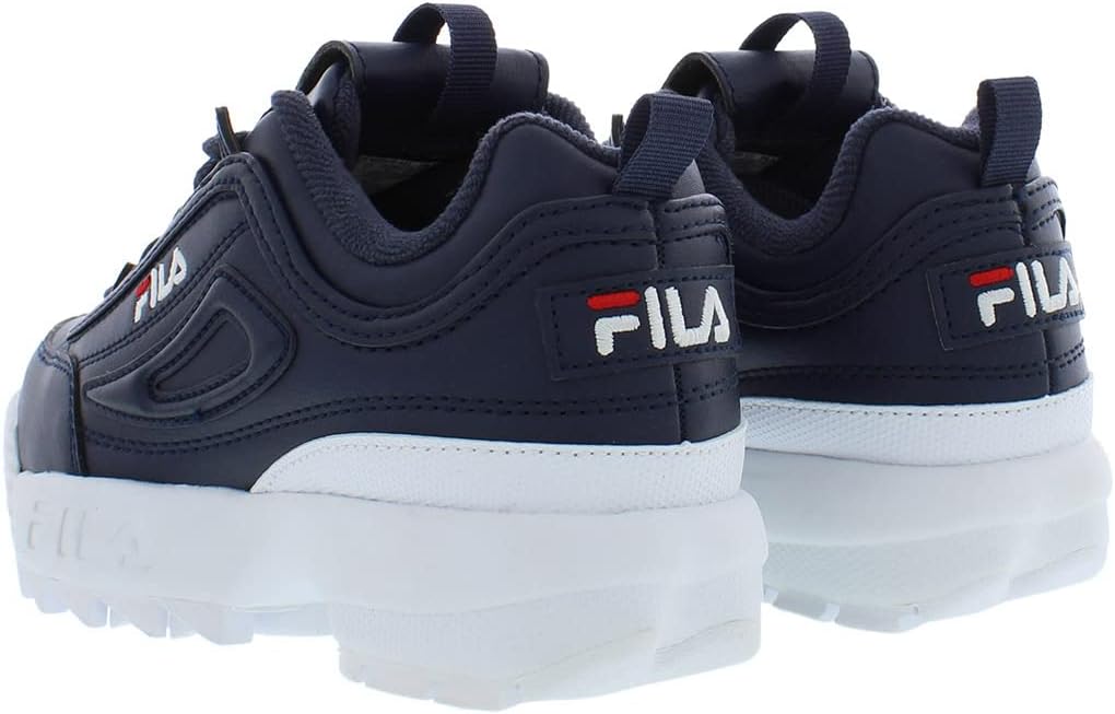 Кроссовки Fila Kid's Disruptor II, белый/синий/темно-синий — фото 4