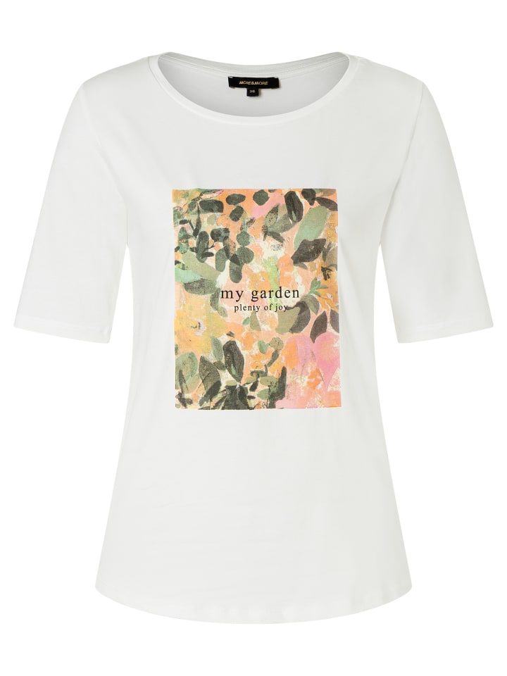 

Рубашка с принтом в кремово-белом цвете More & More