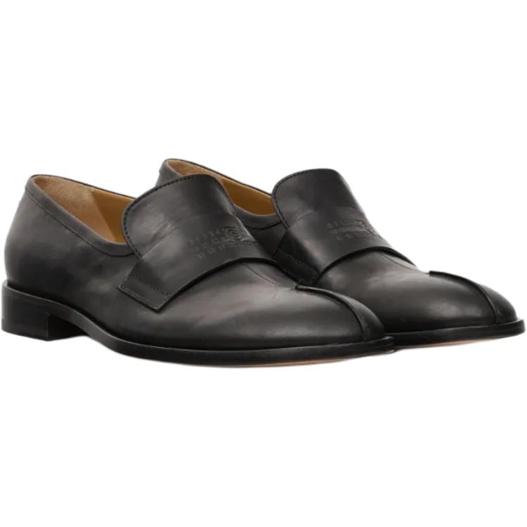 MM6 Maison Margiela Туфли Tabi Casual Shoes Men's Black — фото 4
