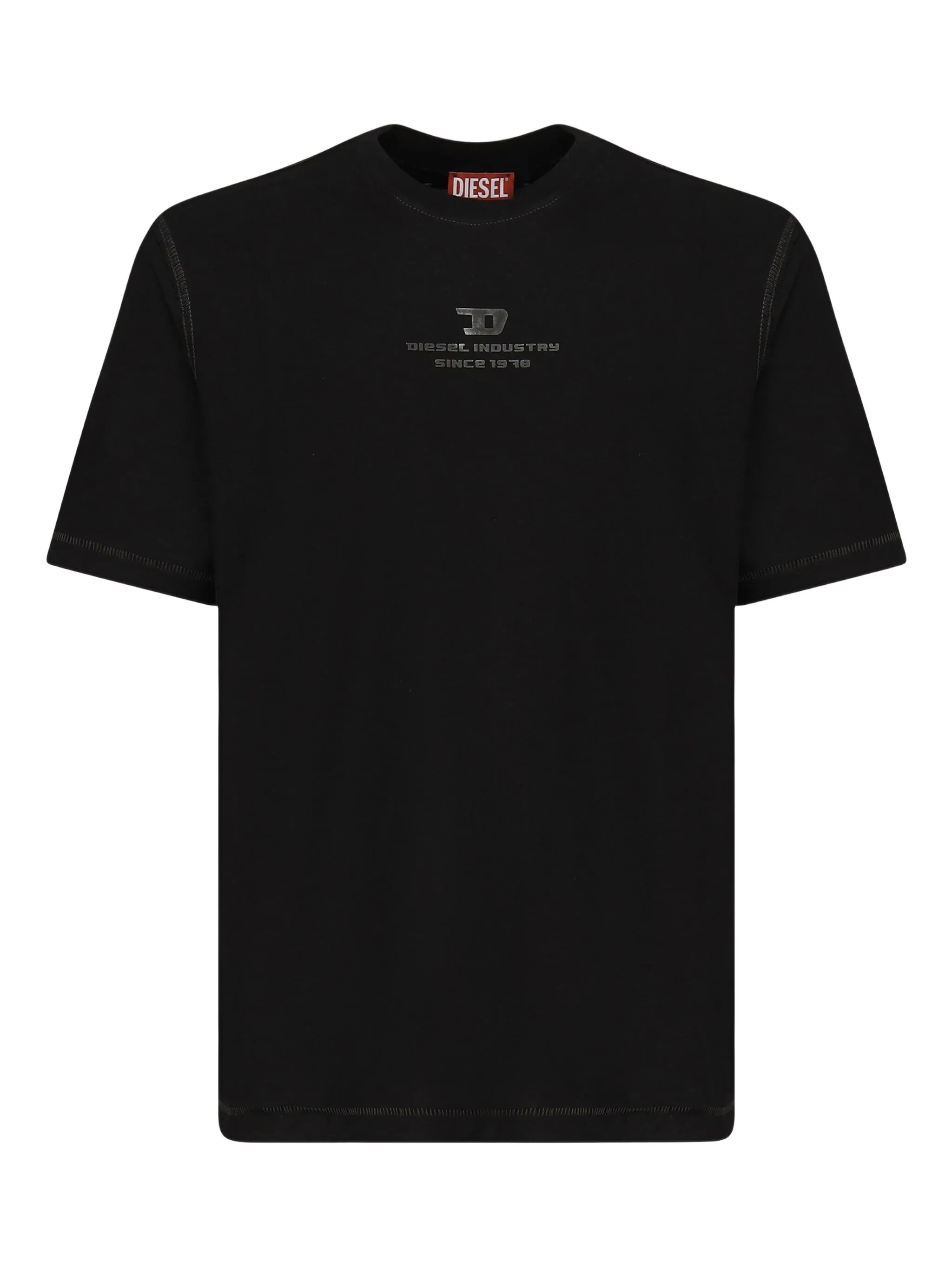 

Футболка с круглым вырезом Diesel, черный