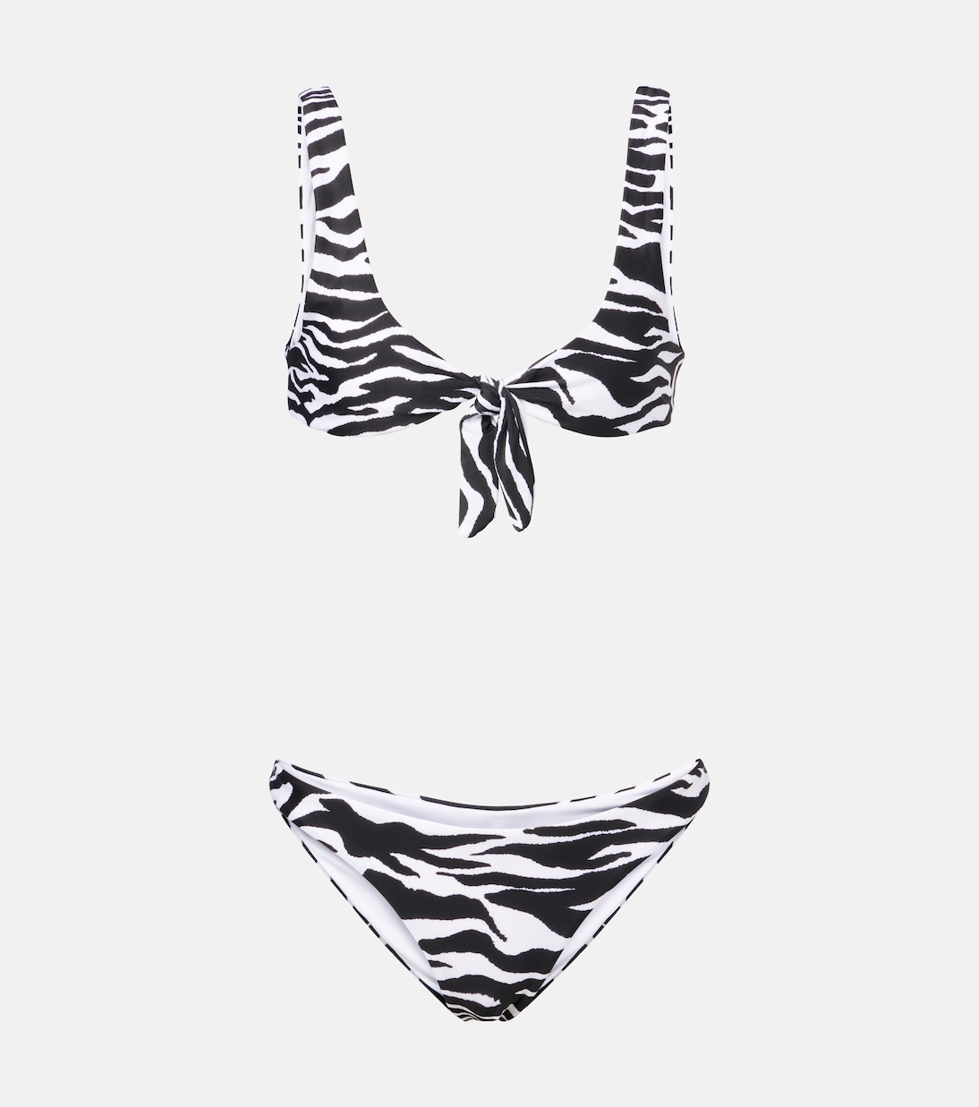 

Бикини в полоску зебры The Attico, White/ Black