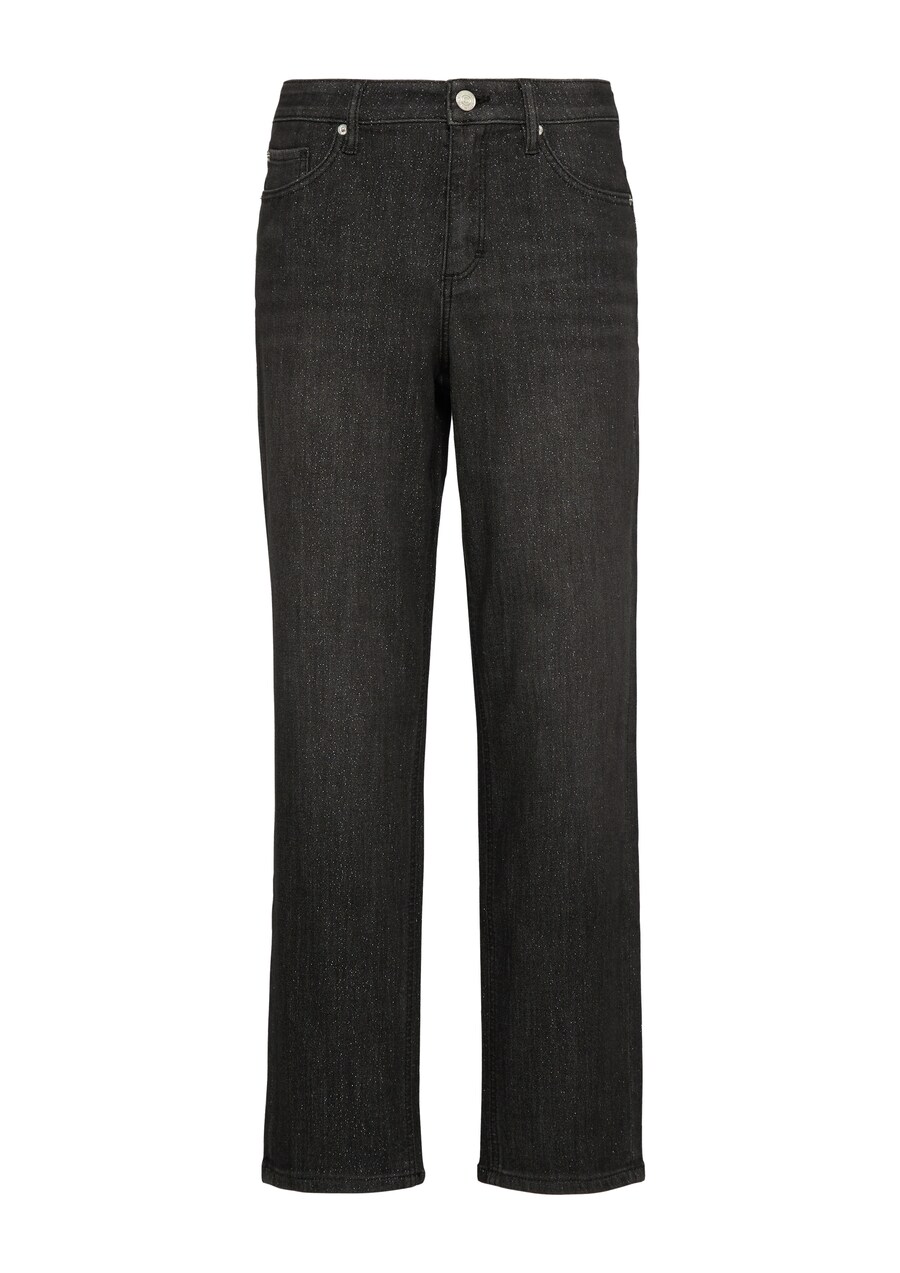 

Джинсы comma casual identity Regular Jeans, черный деним