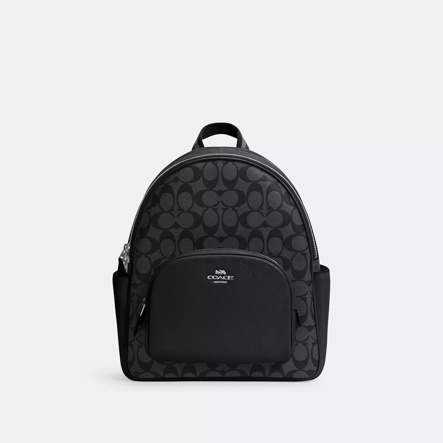 

Рюкзак Coach Outlet Court из фирменной парусины, цвет Silver/Graphite/Black