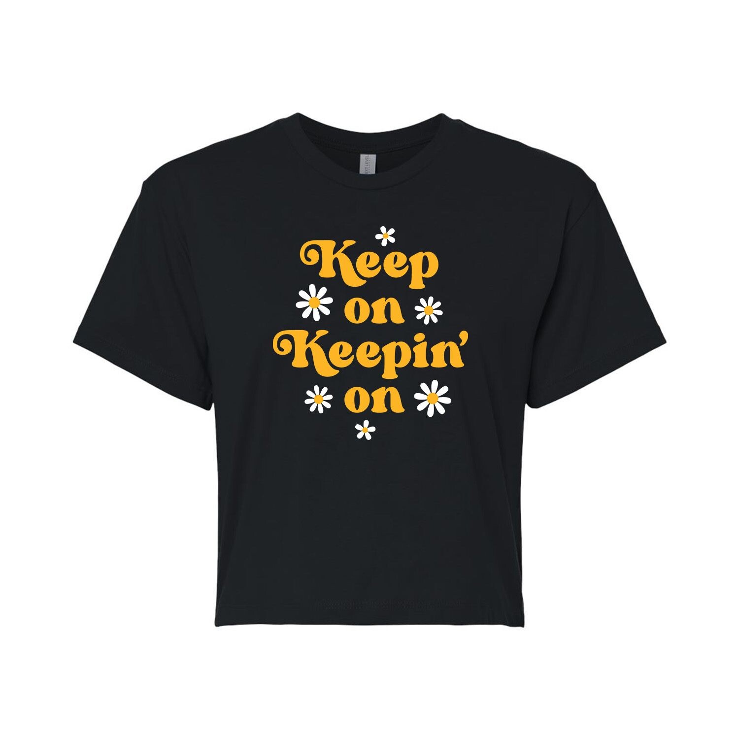 

Укороченная футболка с рисунком Keep On Keepin для юниоров Licensed Character
