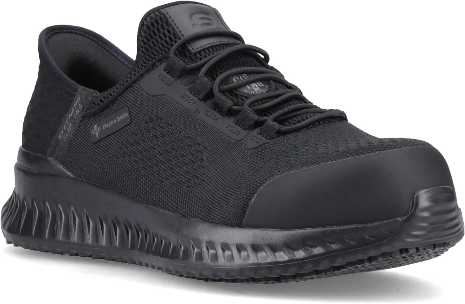 Мужские ботинки Skechers Tilido Fletchitbau, Black Textile Synthetic