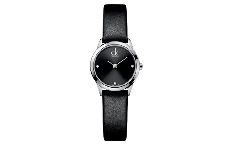 

Calvin Klein Часы Wrist Watch Quartz Movement Leather Strap 24mm Black Dial Women's Watch, Black Dial