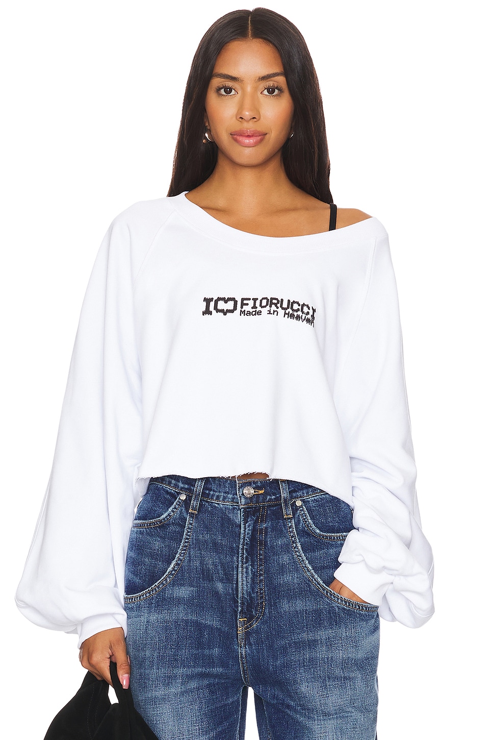 

Мне нравится укороченная толстовка с принтом fiorucci Fiorucci, белый