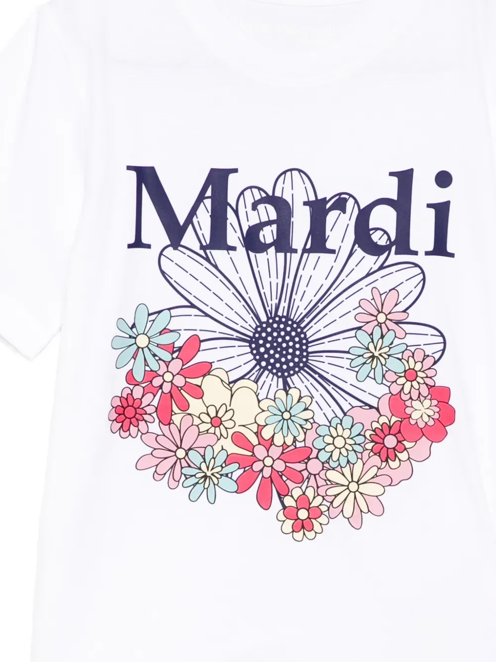 Футболка Flowermardi jardin Mardi Mercredi Les Petites, белый — фото 3