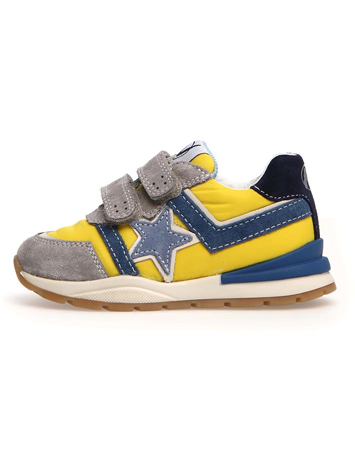 

Naturino Кроссовки "Evon" в желто-серо-темно-синей расцветке