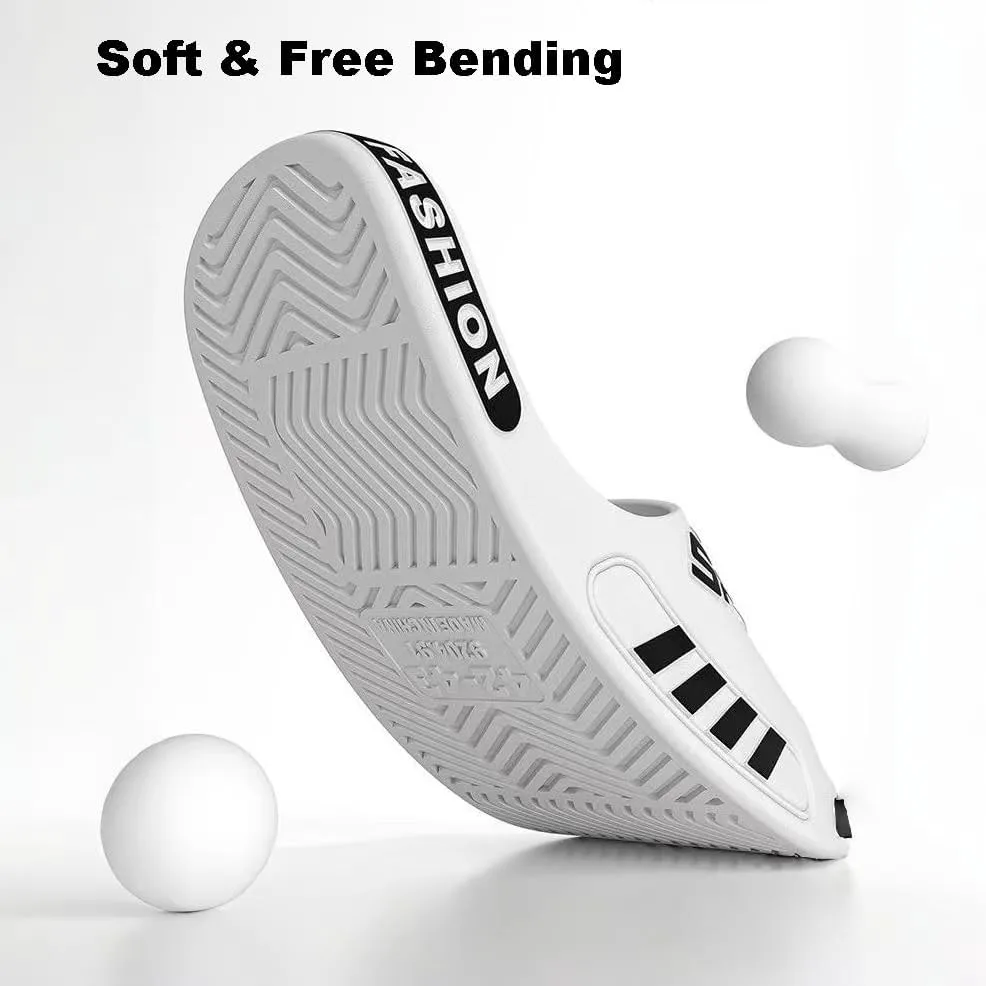 

Мужские тапочки уличные спортивные сандалии модный спорт мягкие шлепанцы летние пляжные туфли Roadas, белый