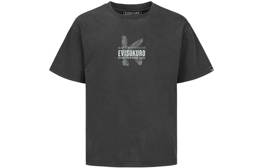 

Футболка мужская черная Evisu, черный