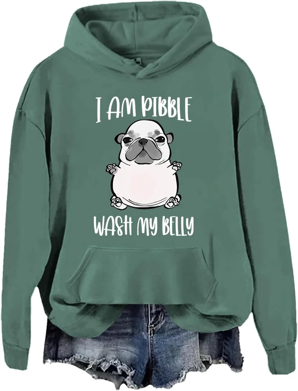 

Толстовка I Am Pibble Wash My Belly Phncal