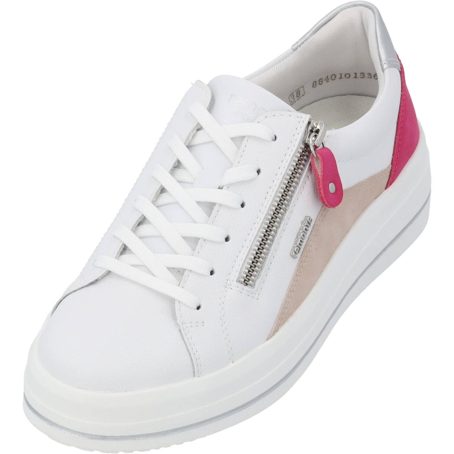 

Туфли remonte, цвет weiss/rose/magenta/silver/weis