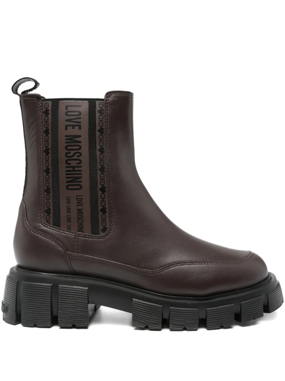 Ботинки на массивной подошве Love Moschino, коричневый