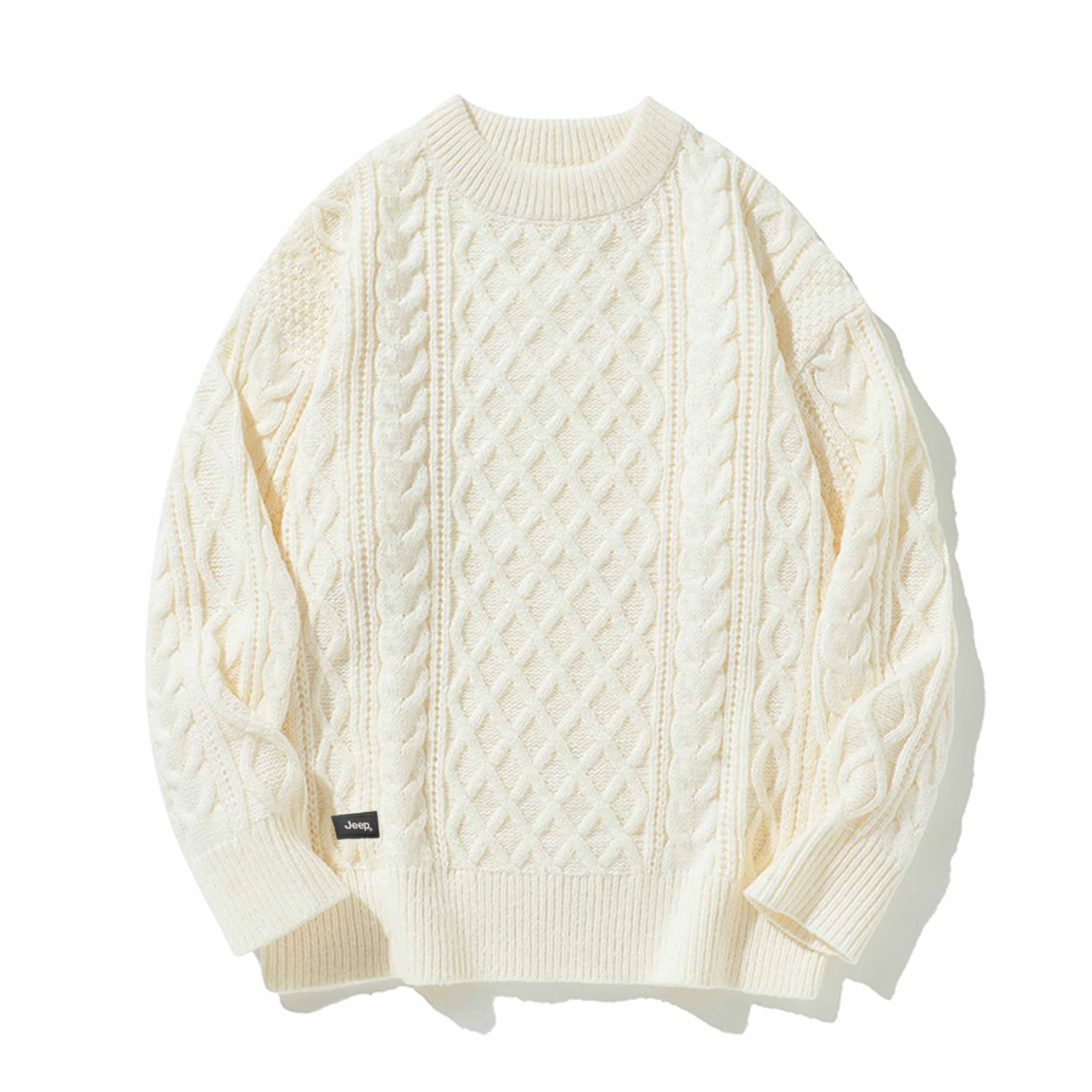 

Свитер Unisex Crew Neck Moderate Jeep, экрю