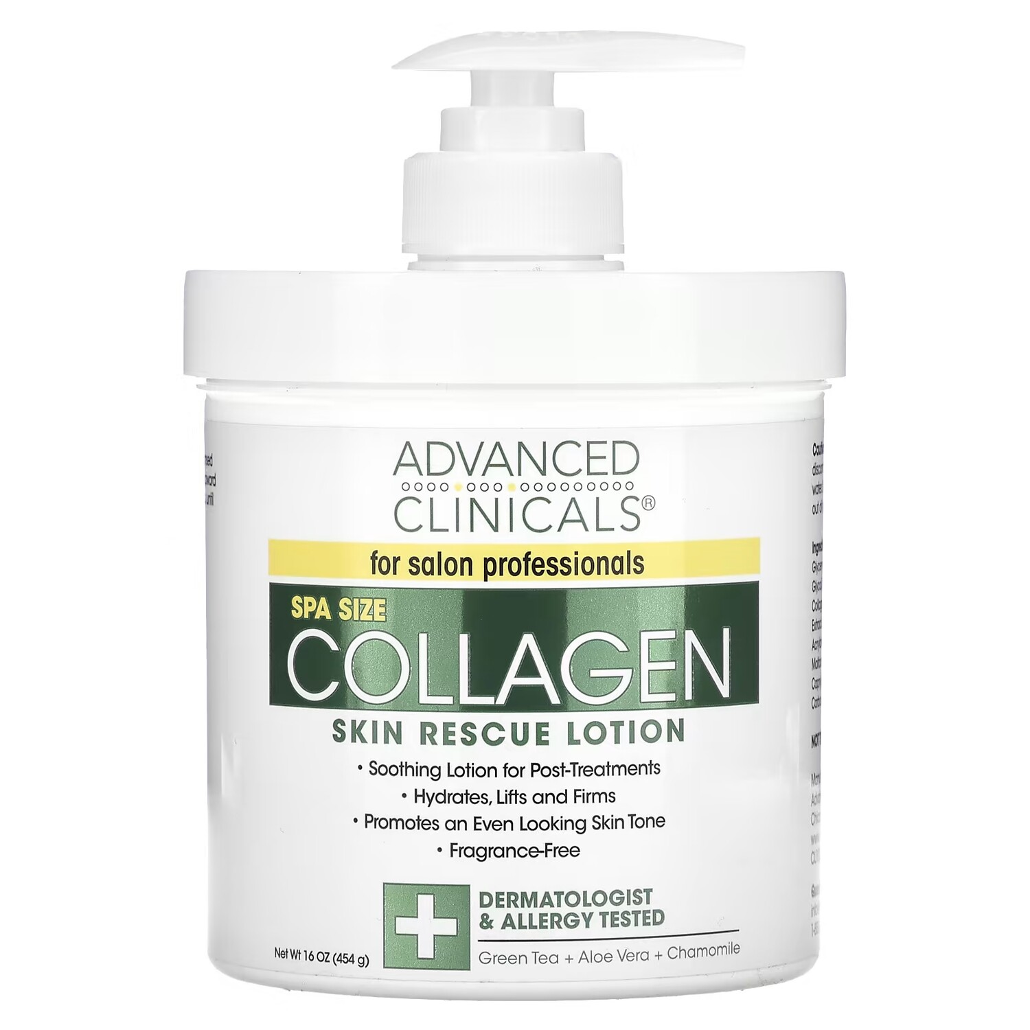 

Лосьон успокаивающий Advanced Clinicals Collagen Skin, 454 г