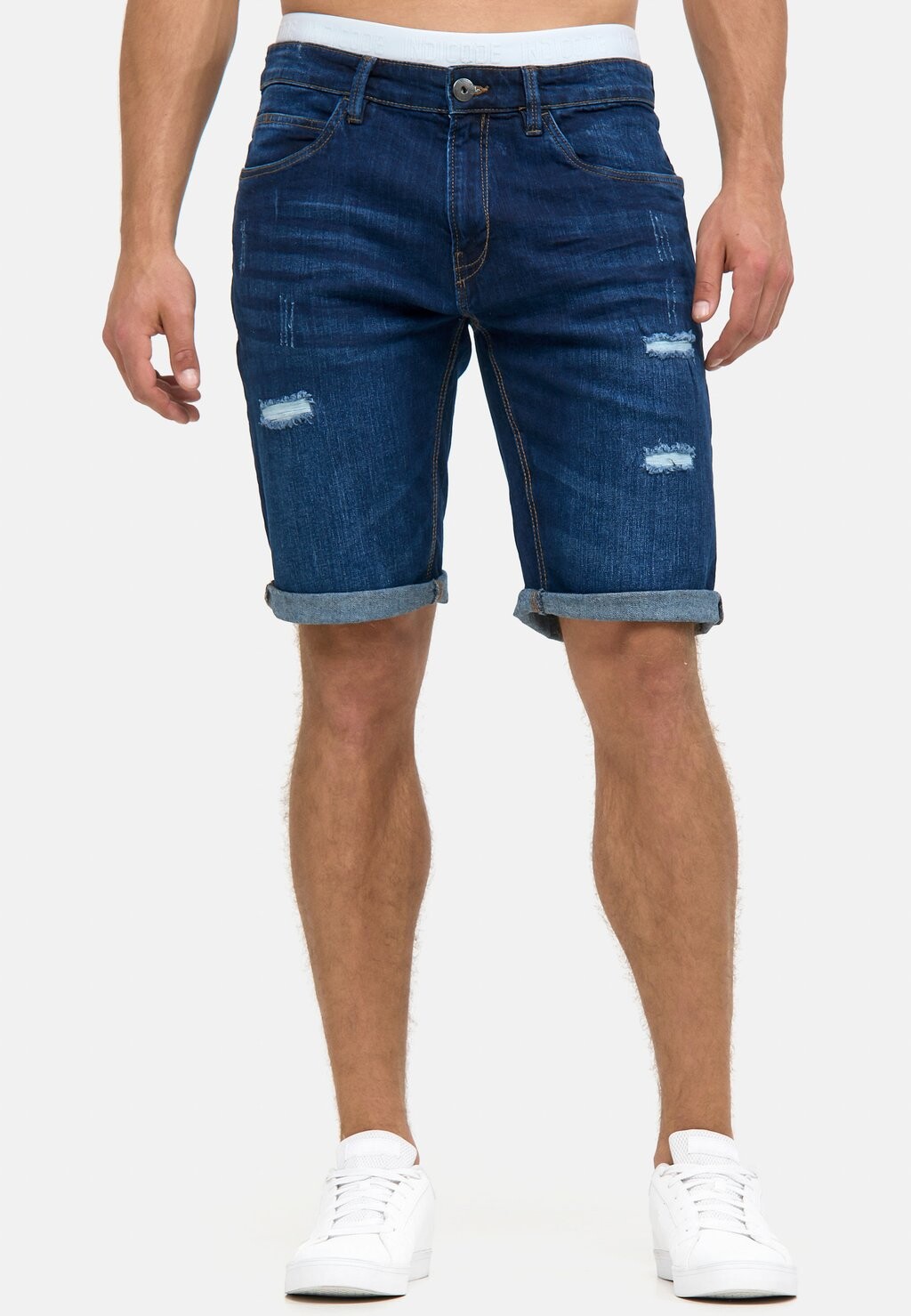 

Шорты джинсовые CUBA CADEN INDICODE JEANS, цвет dark blue