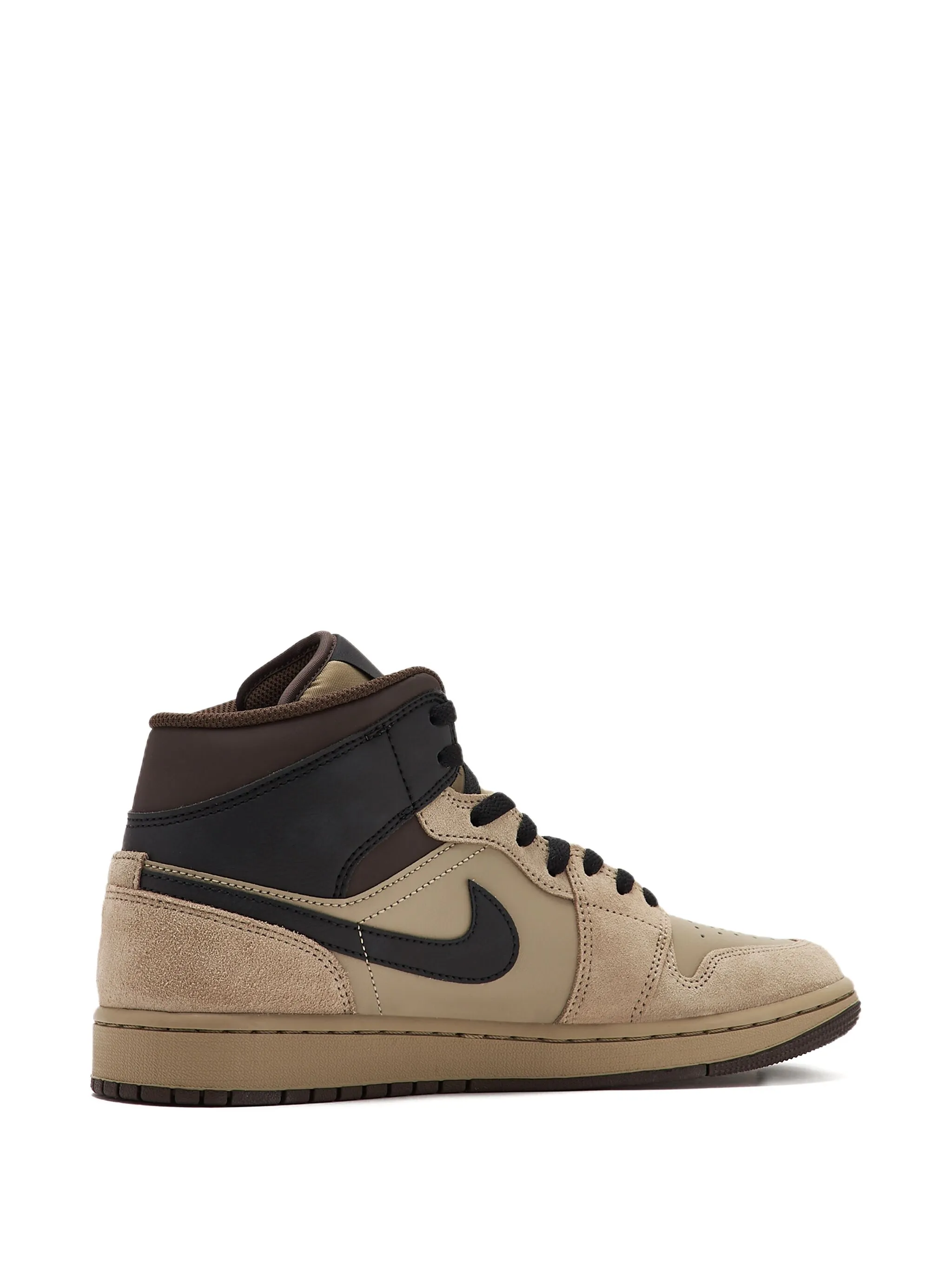 Кроссовки Air Jordan 1 Mid Nike, коричневый — фото 3