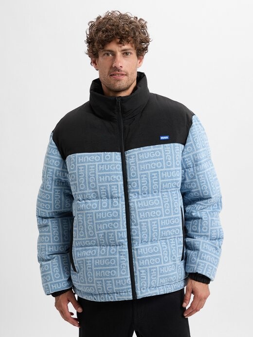 

Стеганая куртка byres Hugo Blue, синий