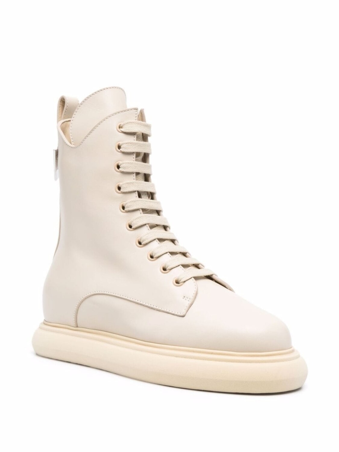 The Attico ботинки на шнуровке, нейтральный цвет — фото 2
