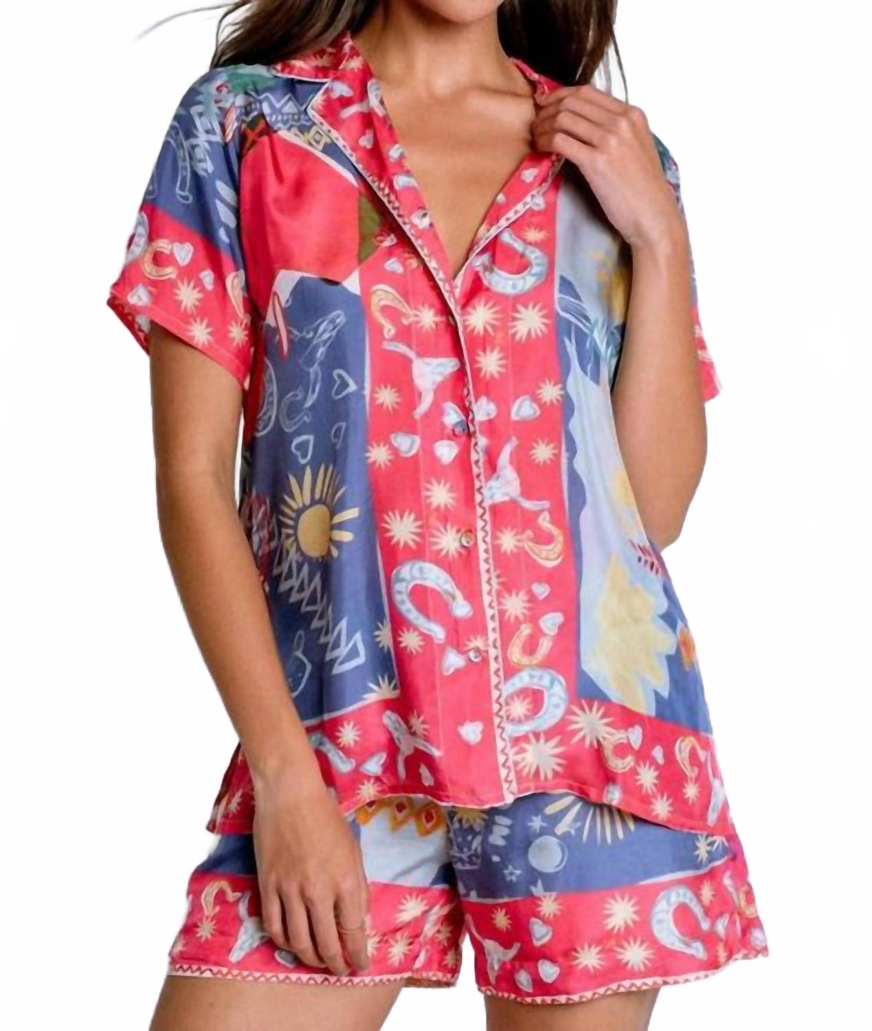 

Рубашка Келия с шарфом Либерти Johnny Was, Liberty Scarf