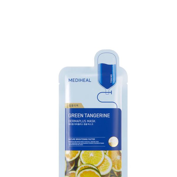 Эссенция Mediheal — Осветляющая для лица, Dermaplus green tangerine, 22 мл — фото 3