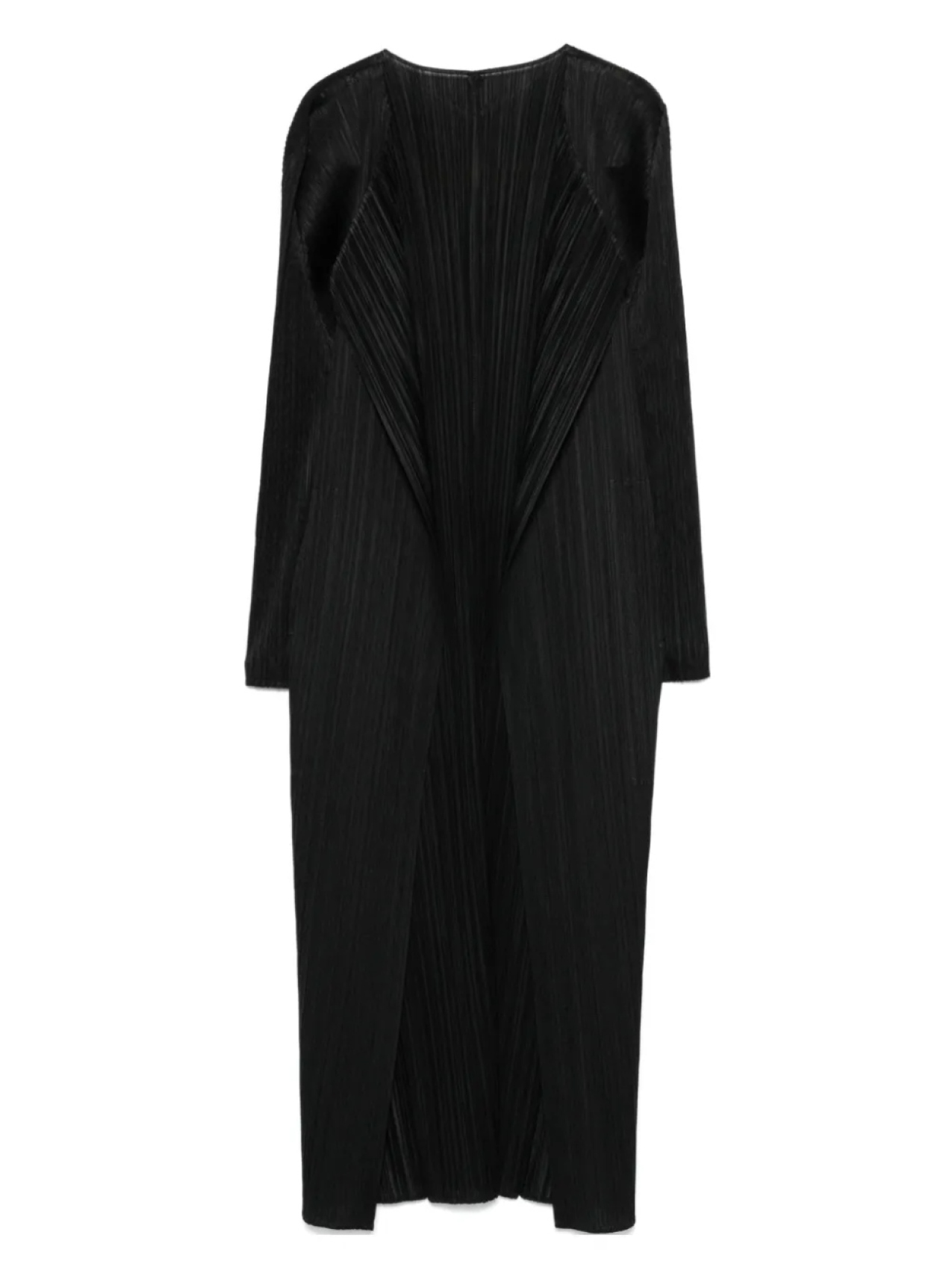

Плиссированное пальто Pleats Please Issey Miyake, черный