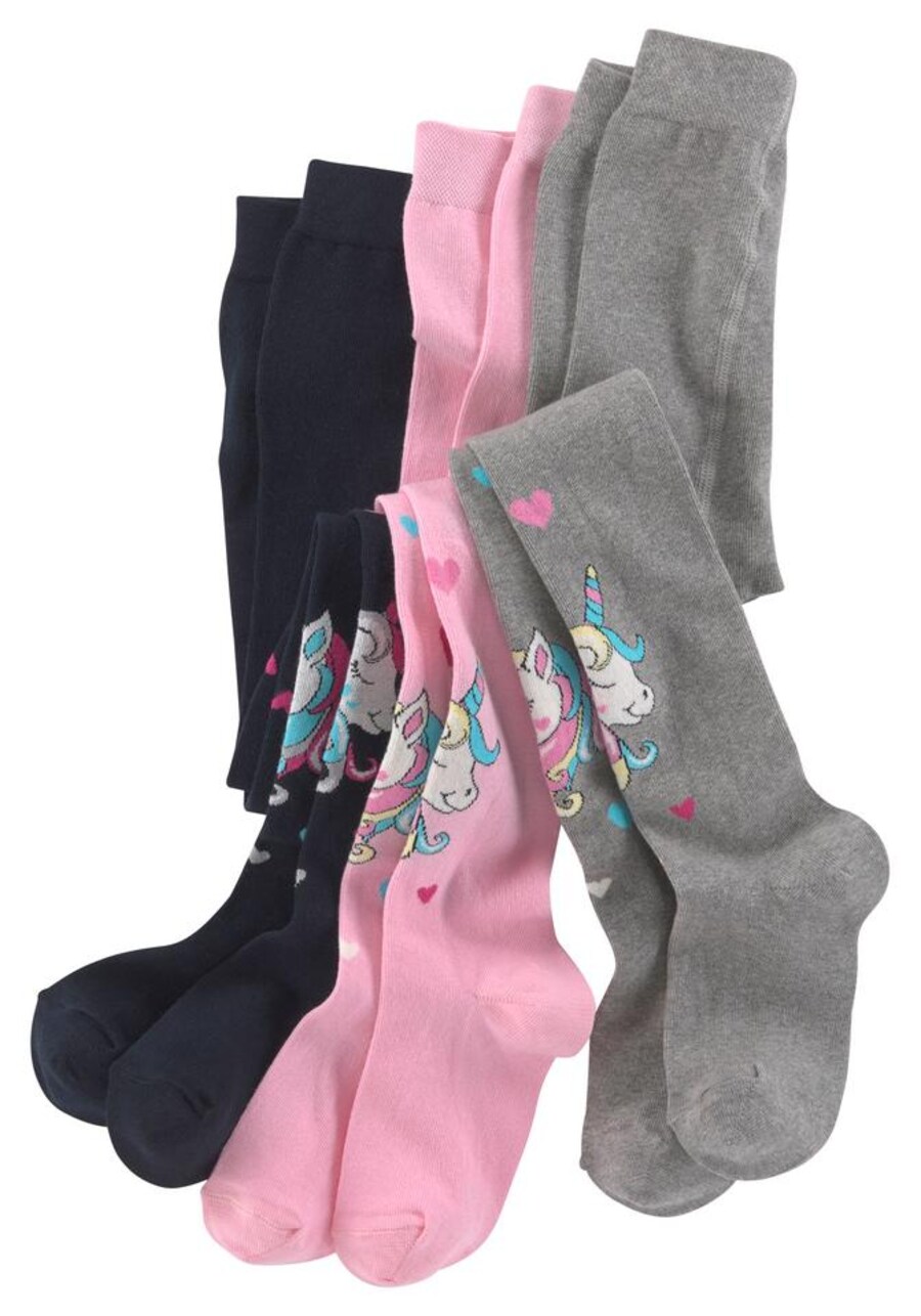

Колготки H.I.S Tights, цвет grey/rose/black