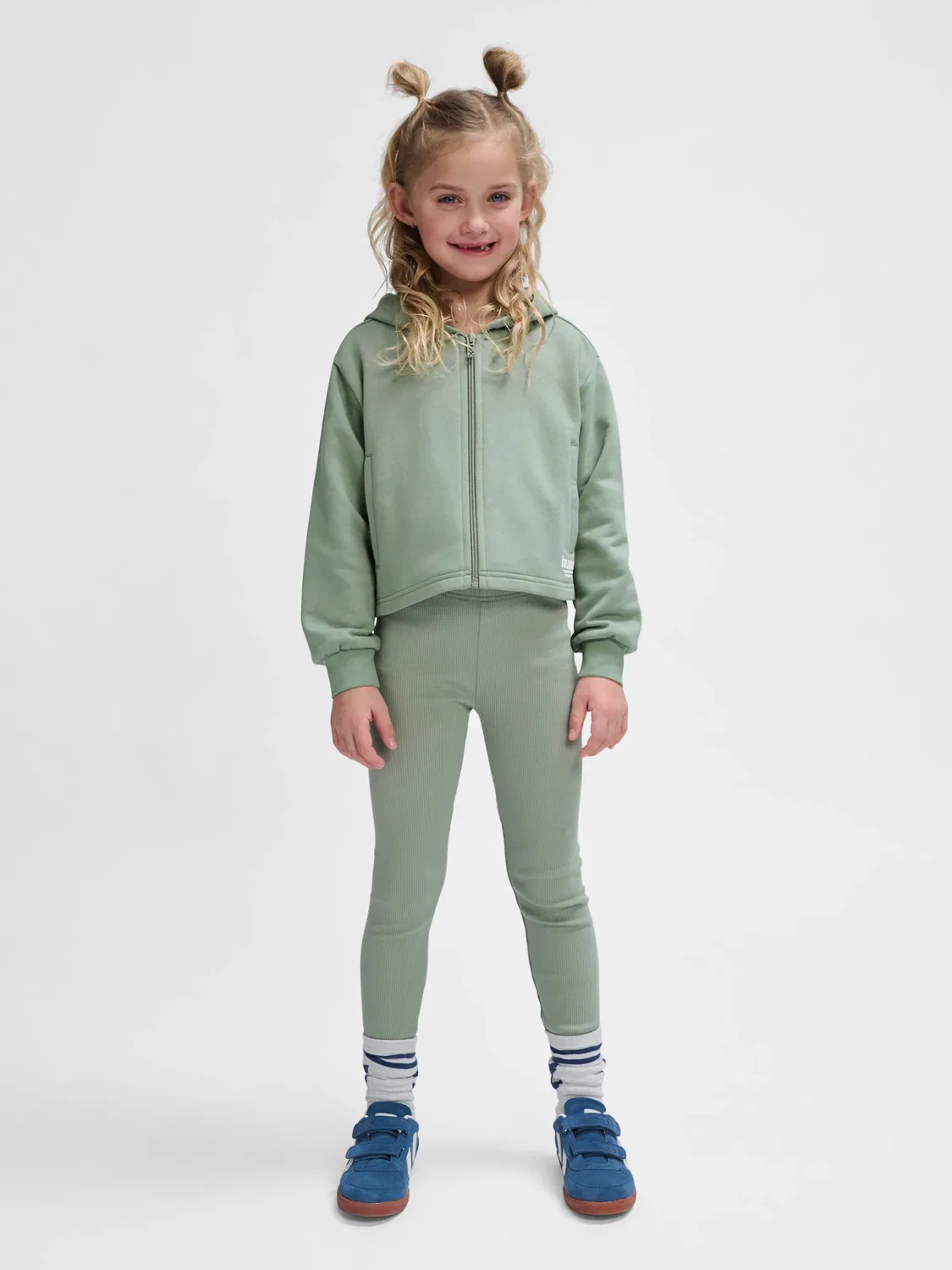 Леггинсы из органического хлопка Hummel, lily-pad — фото 3