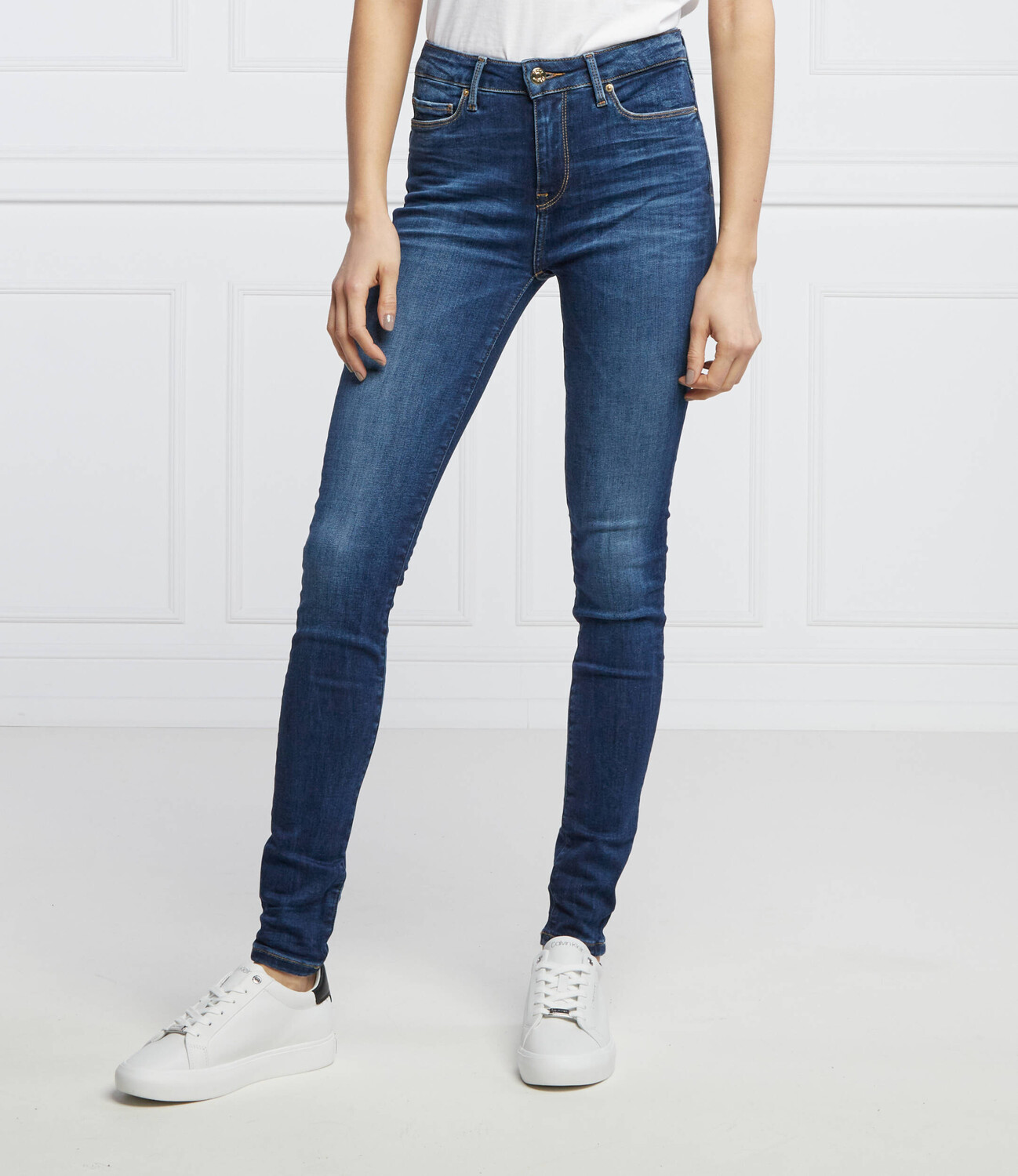 Джинсы Tommy Hilfiger Como Skinny fit, темно-синий — фото 3