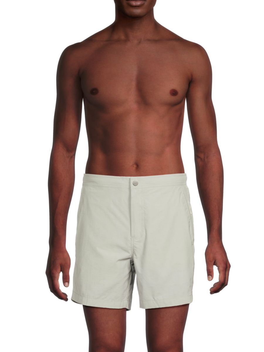 

Плавки-шорты Calder 6E из хлопковой смеси Onia, цвет Seafoam