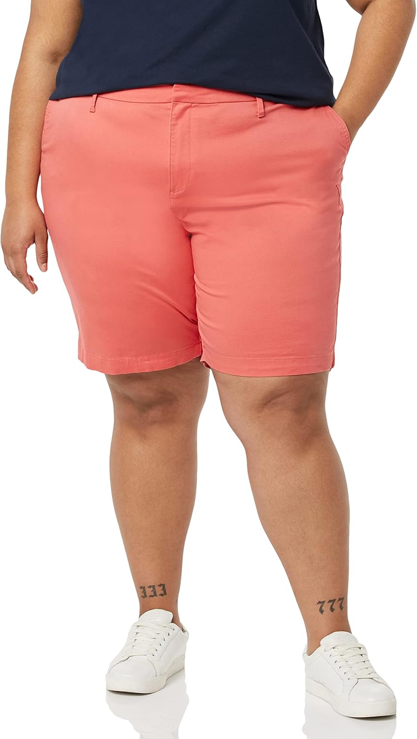 

Женские шорты-чиносы Hollywood от Tommy Hilfiger длиной 9 дюймов (стандартные и большие), Coralie