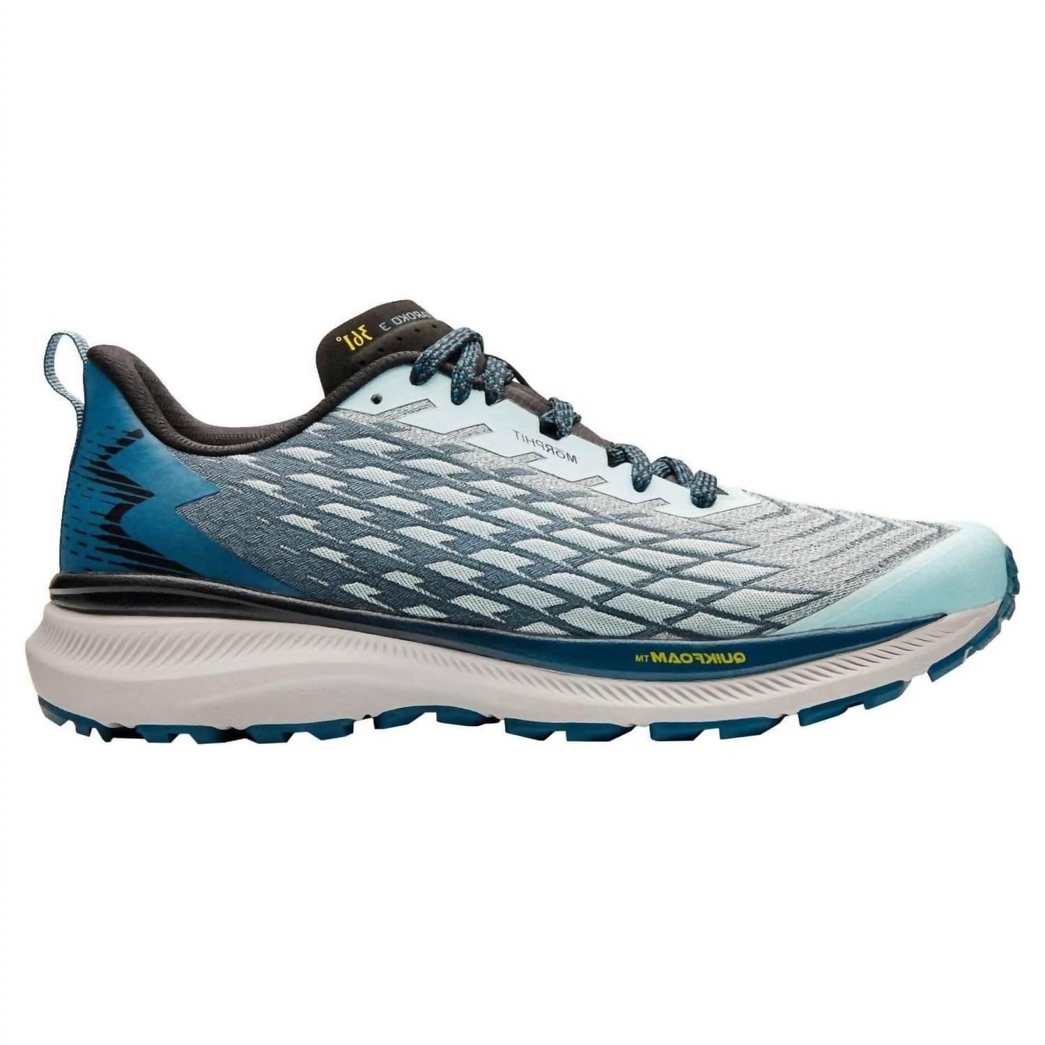 Женские кроссовки Taroko 3 Trail Running - Средняя ширина для чистой воды, глубокого океана 361 Degrees, цвет pure water,deep ocean