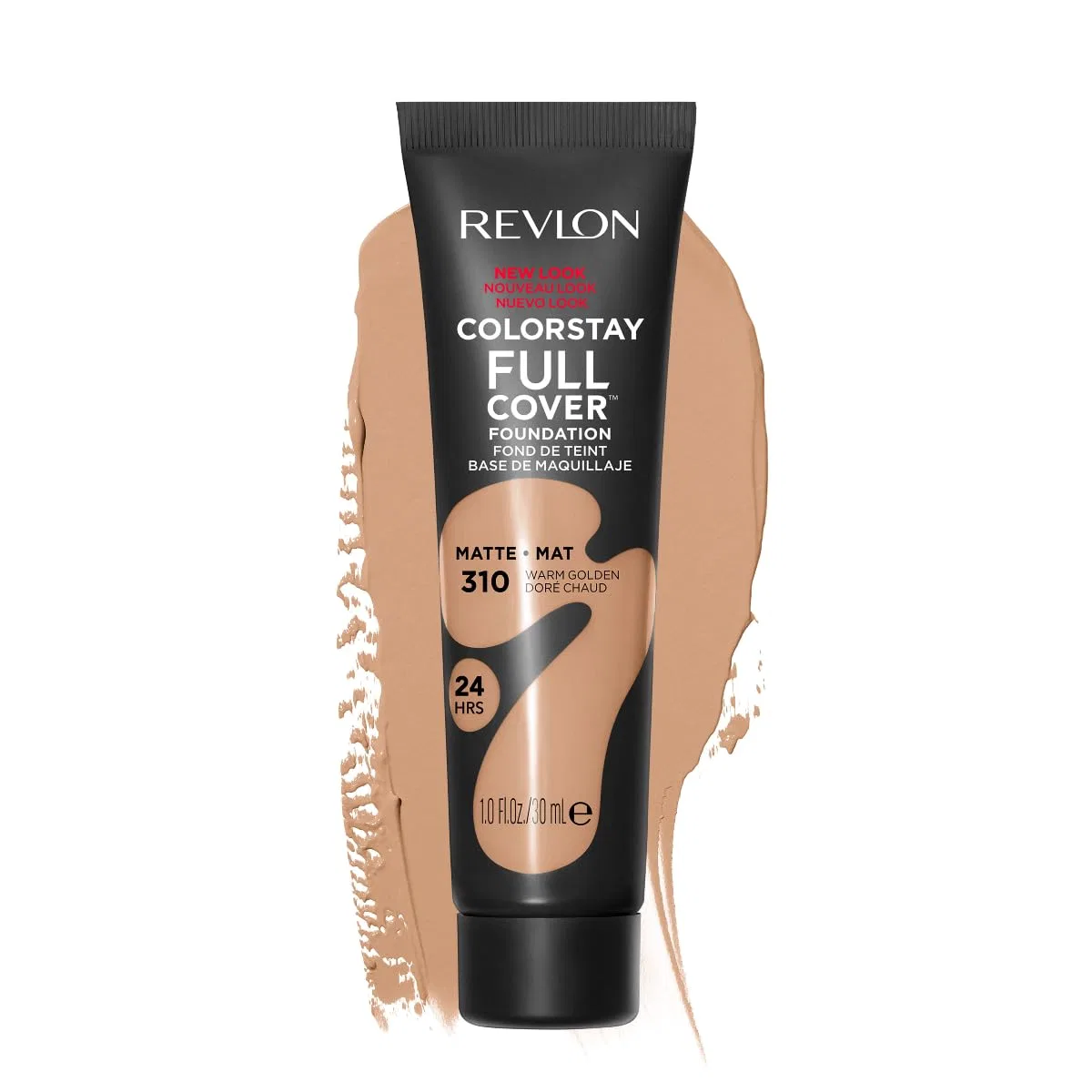 Матовая тональная основа Revlon ColorStay Full Cover Longwear, оттенок Warm Gold Revlon, 310 Warm Golden — фото 2