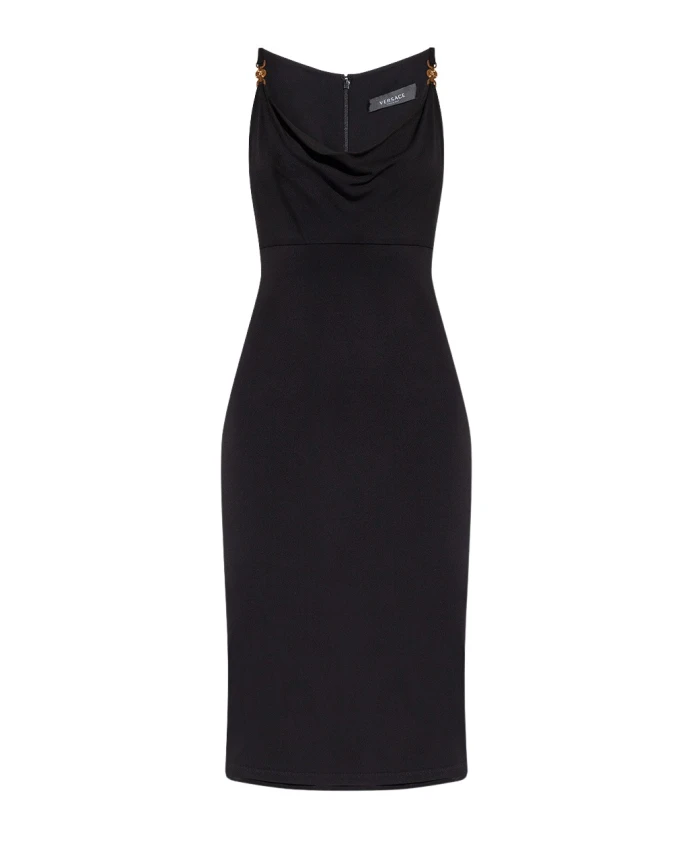

Дневное платье миди Versace, черный