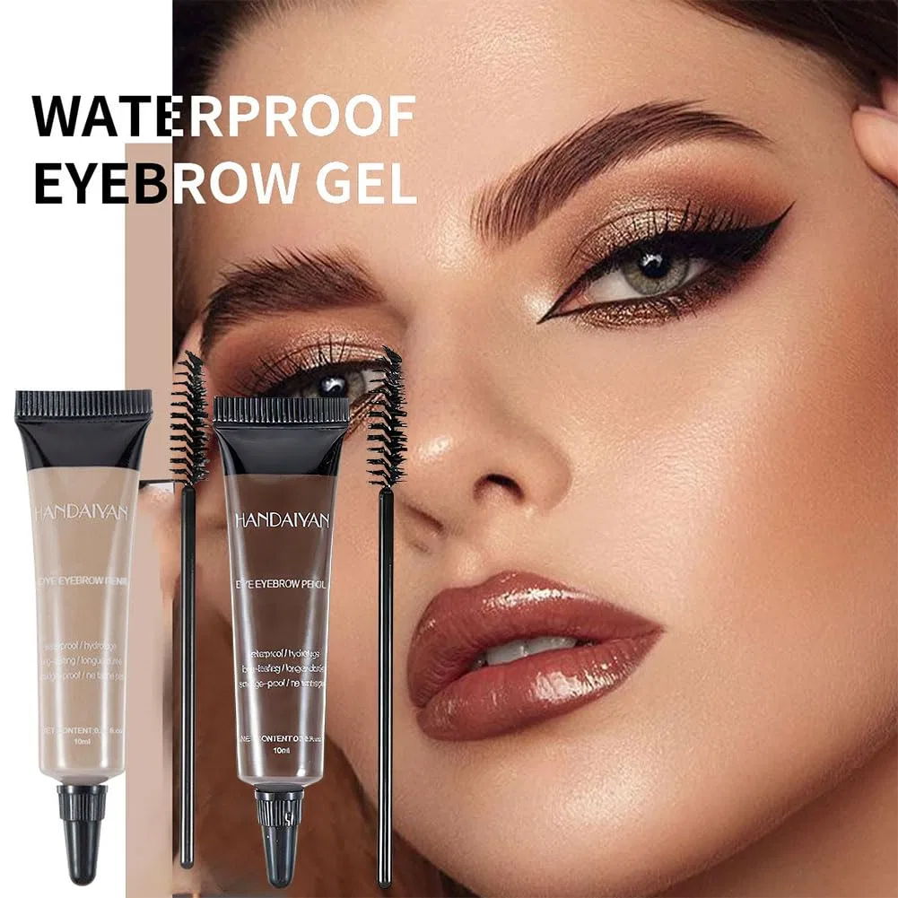 Набор для окрашивания бровей и ресниц Bnoyoneras, Light Brown And Dark Brown — фото 2