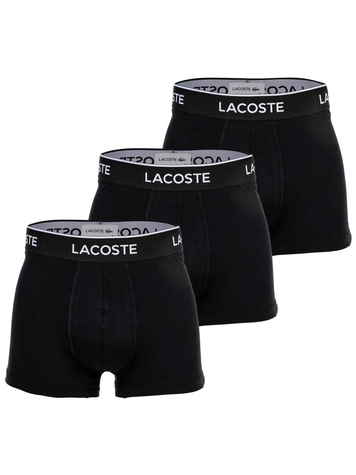 

Боксерские трусы Lacoste, черный
