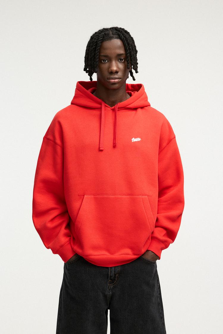

Толстовка Stwd Pull And Bear, красный