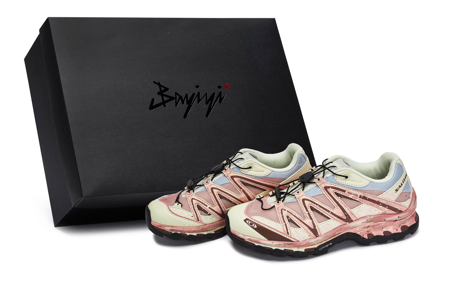 

SALOMON Туристические ботинки XT Quest Burgundy Red Raw Chocolate Abрасение Resistant Low top унисекс Pink Brown