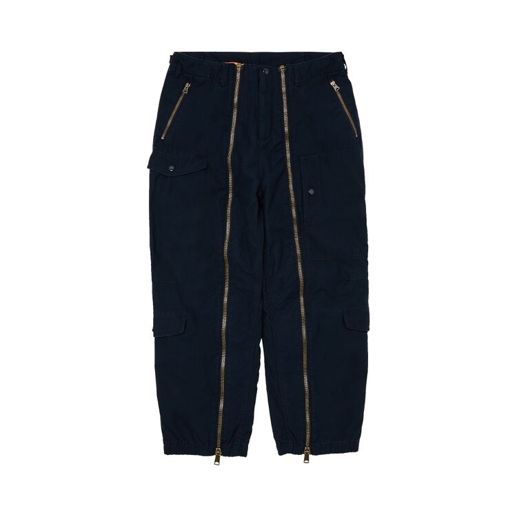 

Брюки Supreme x Alpha Industries Cotton Twill Flight Pant, синий