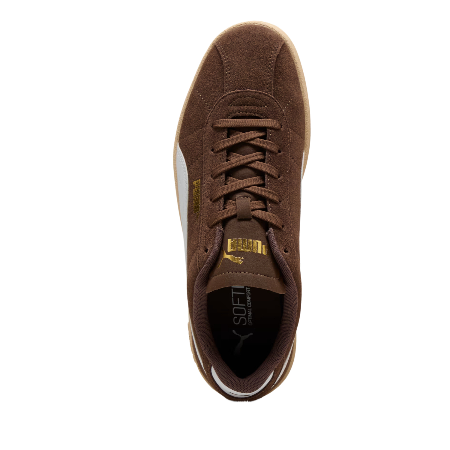 Кроссовки PUMA Club 2 Low Top для скейтбординга, коричневые — фото 4