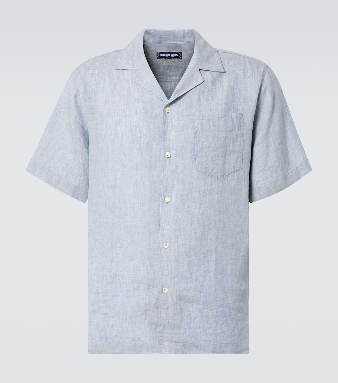 

Анжело льняная рубашка Frescobol Carioca, Light Denim Blue