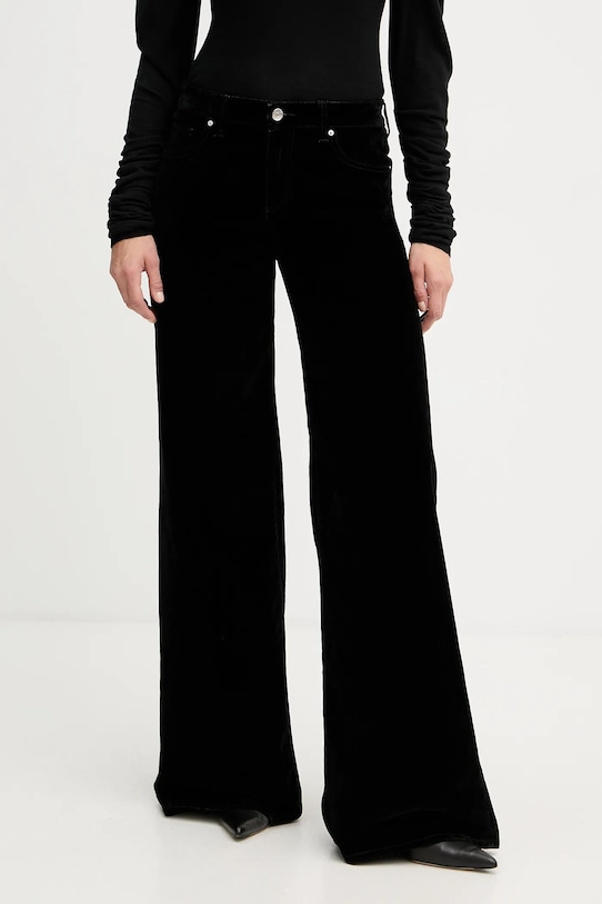 

Бархатные брюки Armani Exchange, черный