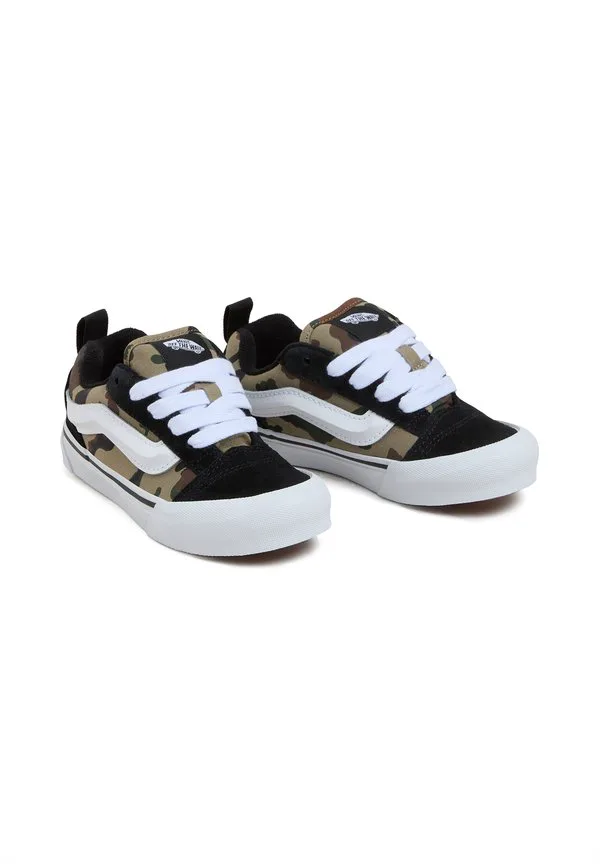 Низкие кроссовки knu skool Vans, Black/Green — фото 2