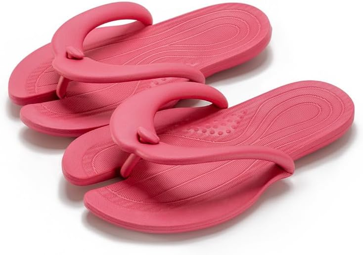 

Летние портативные складные шлепанцы для женщин и мужчин, складные дорожные шлепанцы, легкие мягкие нескользящие шлепанцы для пар, подходят для дома, путешествий, пляжа, бассейна и ванной Fswinder, красный