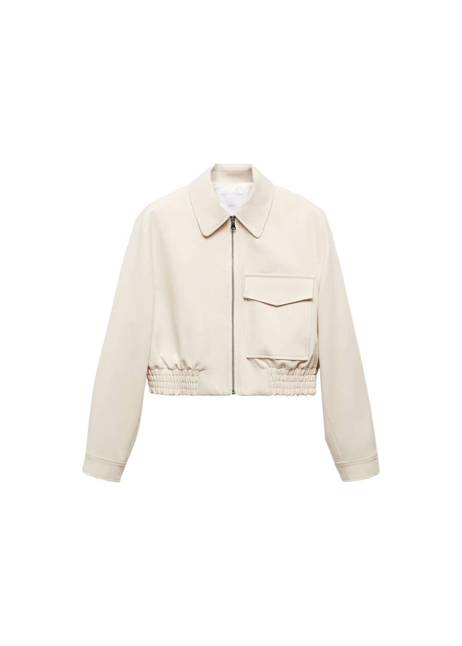 

Всесезонная куртка MANGO Between-Season Jacket, нюд